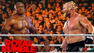 WWE January 3, 2021 - Brock Lesnar vs. Bobby Lashley - WWE Championship - Royal Rumble 2022