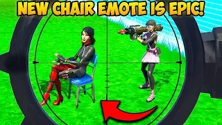 *NEW* CHAIR EMOTE IS SAVAGE!! - Fortnite Funny Fails and WTF Moments! #766