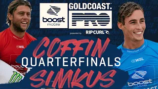 Conner Coffin vs Sheldon Simkus | Boost Mobile Gold Coast Pro - Quarterfinals Heat Replay