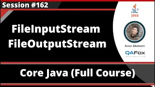 Java - Part 262 - FileInputStream and FileOutputStream