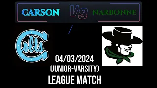 2024 Carson High Boy’s Volleyball (Junior-Varsity): League Match (Carson vs Narbonne)