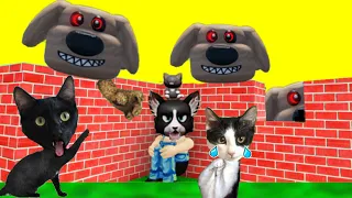 Cabezas de Talking Ben persiguen a gatos Luna y Estrella con nuevo avatar de gato / Videos de Roblox