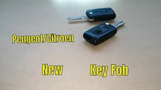 How To Replace Key Fob Or Key Case Peugeot/Citroen