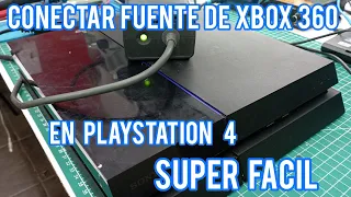 👉 Tutorial paso a paso|Como Conectar una fuente de Xbox 360 en  Playstation 4 | Super Facil!