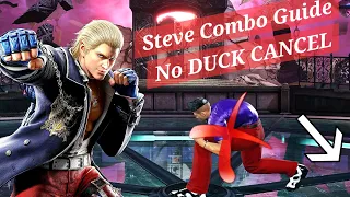 Steve Fox Combo Guide Max Damage No Duck Canceling for Beginners - Tekken 8