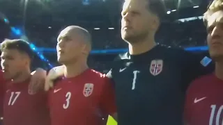 National Anthem of Norway(Ja,vi elsker dette landet) Norway vs Sweden 12 06 2022