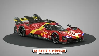 Ferrari 499P #51 Hypercar 2023 by LA PATTE A MODELER | CGI