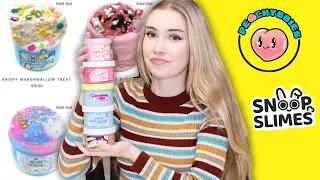 Reviewing Famous Slime Shops.. living my slime fantasy because i am an adult and i am allowed