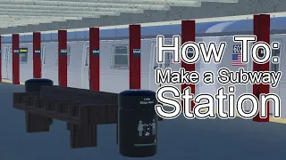 How to make a subway station | Roblox