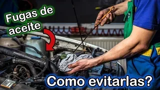 5 FUGAS de ACEITE que pueden DESTRUIR tu AUTO!!!