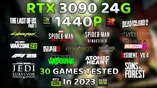 RTX 3090 in 2023🔥 | 30 Games Tested in 1440P