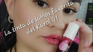 la tinta de labios favorita de Karol G!!