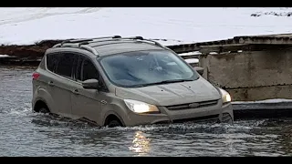 Покатушки по бездорожью с клубом "Не буксуй" (летающая Ford Kuga, покатушки по бездорожью)