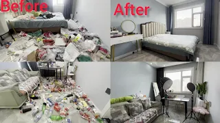 🥴Cleaning the messiest house ever😱Clean With Me💪Some of them are depressed and some of them are lazy