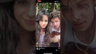 Shawn Mendes and Camila Cabello Instagram Live 3/20/2020