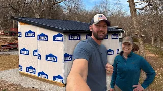 Shed roof COMPLETE! | Update on HERCULES