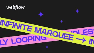 Infinite Marquee (Endlessly Looping) Content in Webflow Tutorial