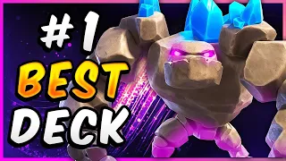 BEST GOLEM DECK in CLASH ROYALE!