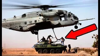 Biggest Helicopter Ch 53E Super Stallion Lifting