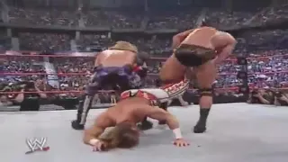 John Cena vs Shawn Michaels vs Randy Orton vs Edge Backlash 2007 Highlights