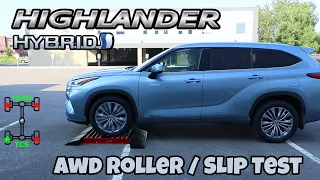 Toyota Highlander Hybrid AWD | Roller Test