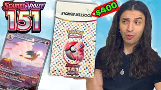 Opening 151 Booster Bundle Display 🥃 PULLED CHARIZARD TWICE - LIVE 🔴