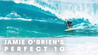 Jamie O'Brien Scores A Perfect 10 At Volcom Pipe Pro 2018