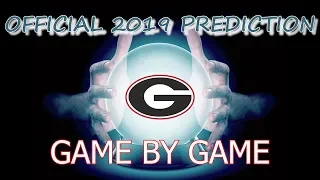 2019 GEORGIA BULLDOGS SEASON PREDICTIONS AND PREVIEW GAME BY GAME