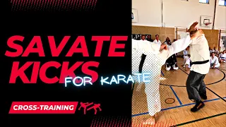 Savate Kick Drill For Karate #shorts