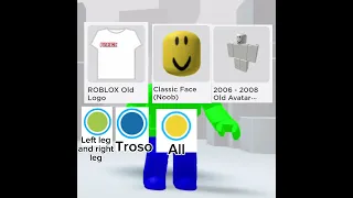 How to get 2006 roblox avatar #shorts #roblox