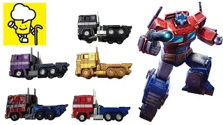 Different Colors Transformer Optimus Prime G1 Masterpiece with Nemesis Prime