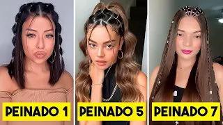 los 10 Peinados MÁS LINDOS y FACILES para la ESCUELA