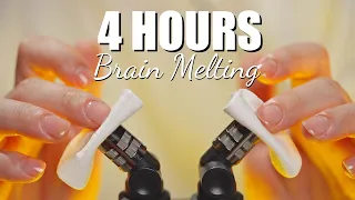 ASMR : 4 Hours Ear Cleaning For DEEP Sleep  (No Talking)😴