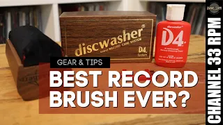 The best record cleaning brush ever made | ORIGINAL DISCWASHER D4 REVISITED