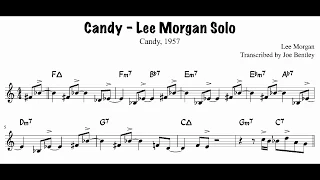 Lee Morgan - Candy transcription