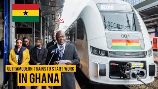 The Ultramodern Ghanaian Train Made in Poland Is Finally Commissioning in Ghana
