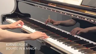 J. P. Kirnberger - Bourée in A Minor　／　キルンベルガー：ブーレ　イ短調