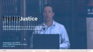 How the CDIO of the Ministry of Justice Digitally Enabled the Justice System (preview)