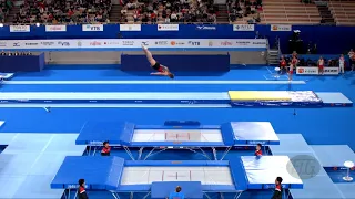 HANCHAROU Uladzislau (BLR) M - 2019 Trampoline Worlds, Tokyo (JPN) - Qualification Trampoline R2