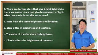 GRADE 5 SCIENCE (Q4-W8) - CHARACTERISTICS OF STAR