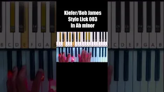 Kiefer / Bob James style lick 003 in Ab Minor #jazzhop #synthesia #minorpentatonic #bluenote