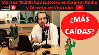 🔴¿MÁS CAÍDAS?👉🏽 Consultorio de BOLSA Capital Radio 📻 martes 16 de abril con David Galán
