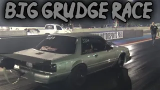 SMALLBLOCK SHOWDOWN BETWEEN A S10 AND A FOXBODY MUSTANG!!!!!