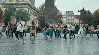 Tribute to: Michael Jackson. 29.08.2009. Lviv. Ukraine. (flashmob)