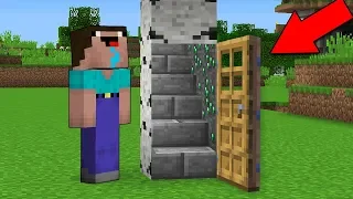 Minecraft Battle - NOOB vs PRO : CAN NOOB OPEN SECRET ENTRANCE IN TREE? (Animation)