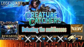 LGOH #event #200 🟢(S) CREATURE CATCHERS 🟢⚔️ DEFEATING THE MULTIBOSSES ⚔️ #deck #ideas #gameplay #rpg