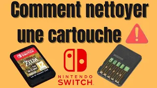 Comment réparer nettoyer une cartouche Nintendo Switch facilement et efficacement #nintendoswitch