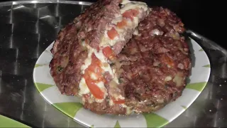 Мясные пироги на мангале