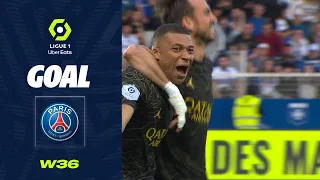 Goal Kylian MBAPPE (6' - PSG) AJ AUXERRE - PARIS SAINT-GERMAIN (1-2) 22/23