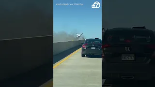 Small plane makes crash landing on Houston highway